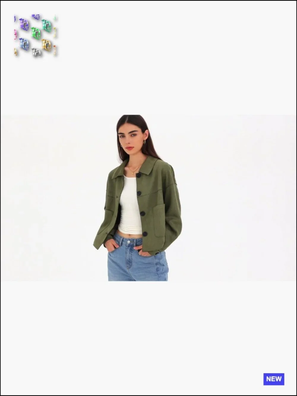Faux Suede Cropped Jacket Casual Lightweight Fall Winter Coat Trendy Outerwear - Picture 6 of 7